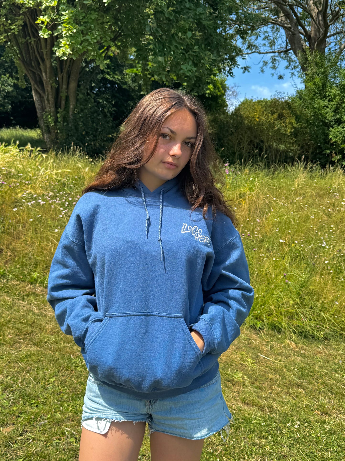 Indigo Blue Hoodie